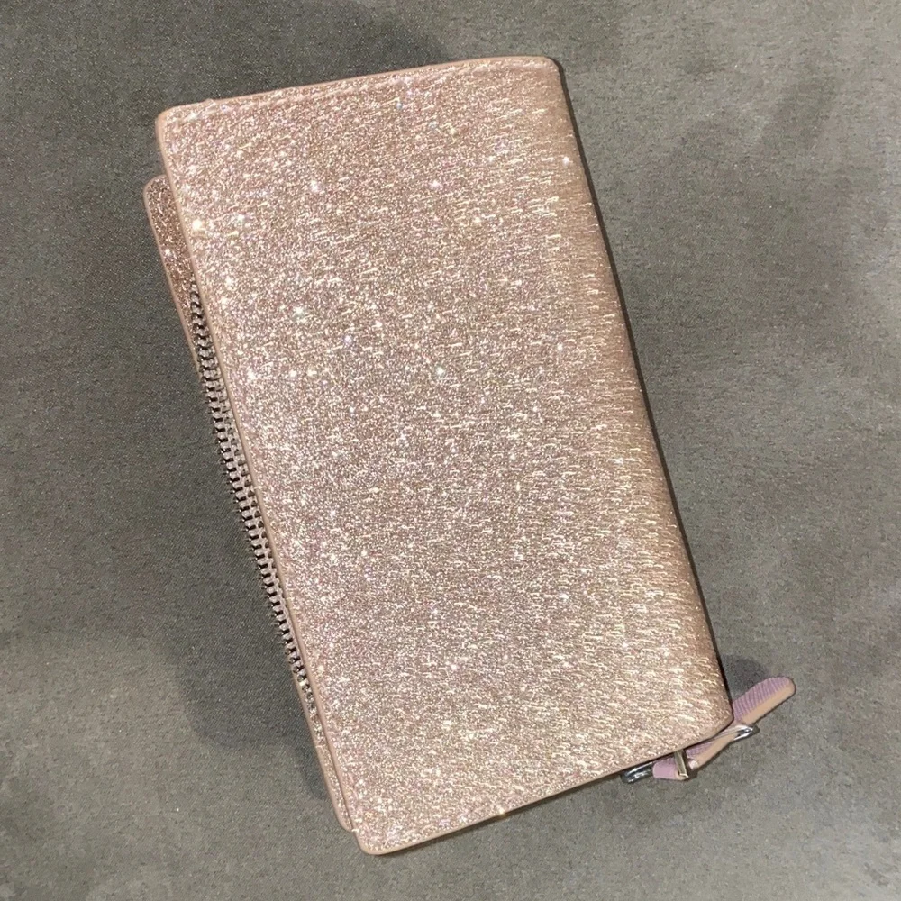Kate Spade Glittering Rose Gold Wallet - Picture 4 of 5